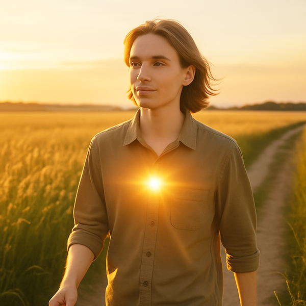 La paz se interioriza. El alma respira comprensión y serenidad. El verbo empieza a organizar la luz.