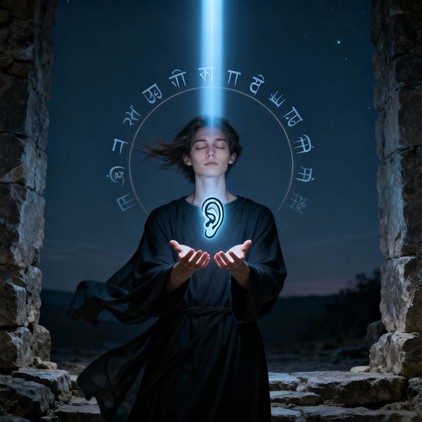 Primera letra del Tetragrammaton humano — la apertura del Espíritu.